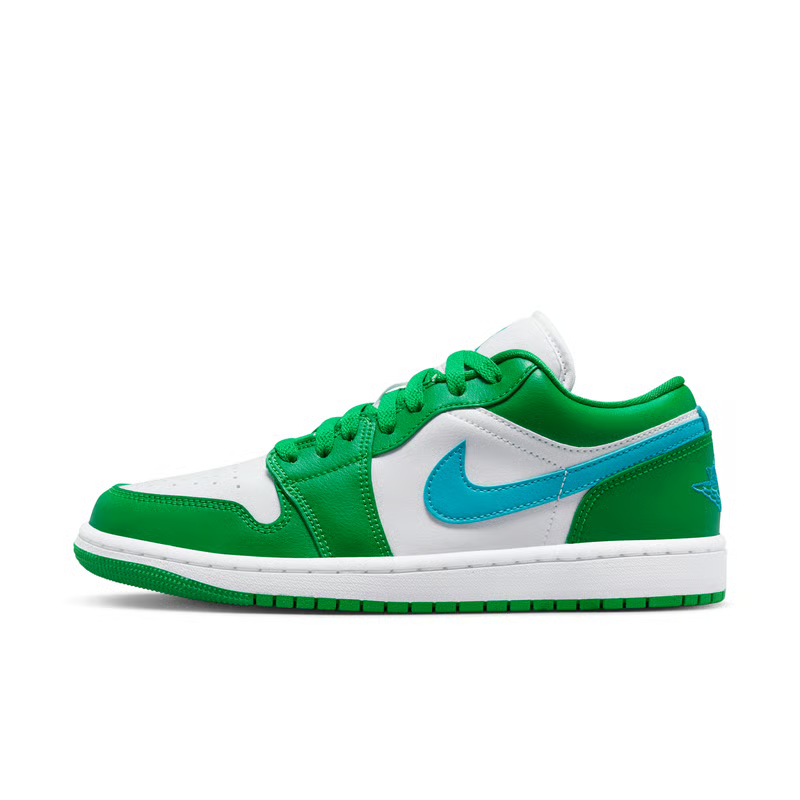 Air Jordan 1 Low "Lucky Green & Aquatone"