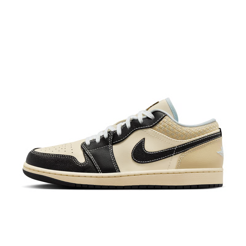 Air Jordan 1 Low SE "Coconut Milk Black Muslin"