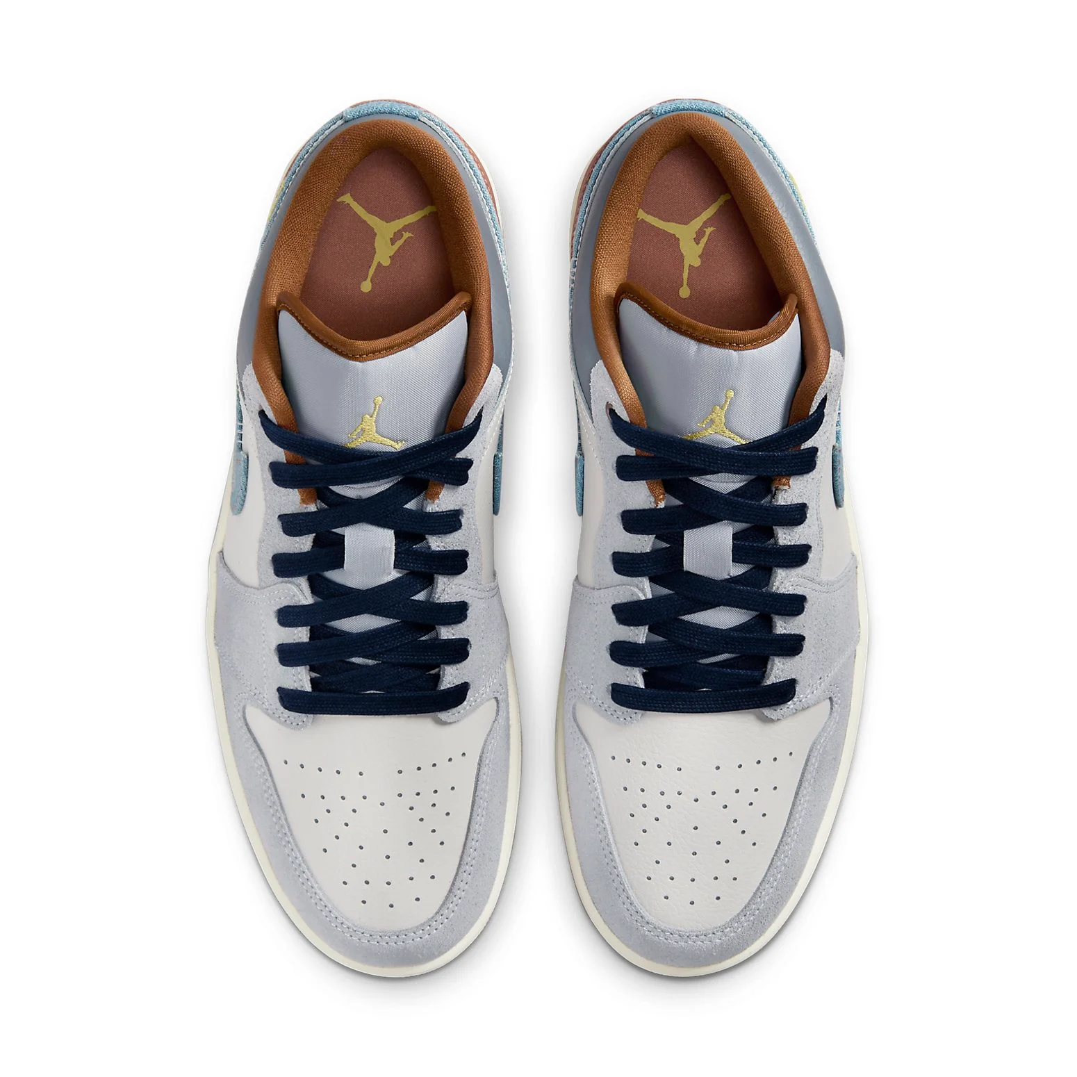 Air Jordan1 Low SE "Phantom Repaired Denim Swoosh"
