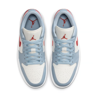 Air Jordan 1 Low "Blue Whisper & Dune Red"