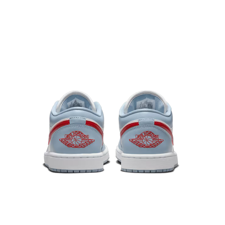 Air Jordan 1 Low "Blue Whisper & Dune Red"