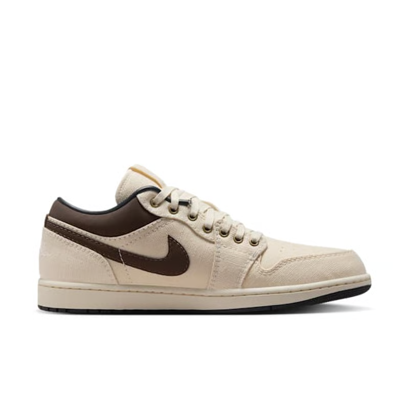 Air Jordan 1 Low Premium "Pale Ivory & Baroque Brown"