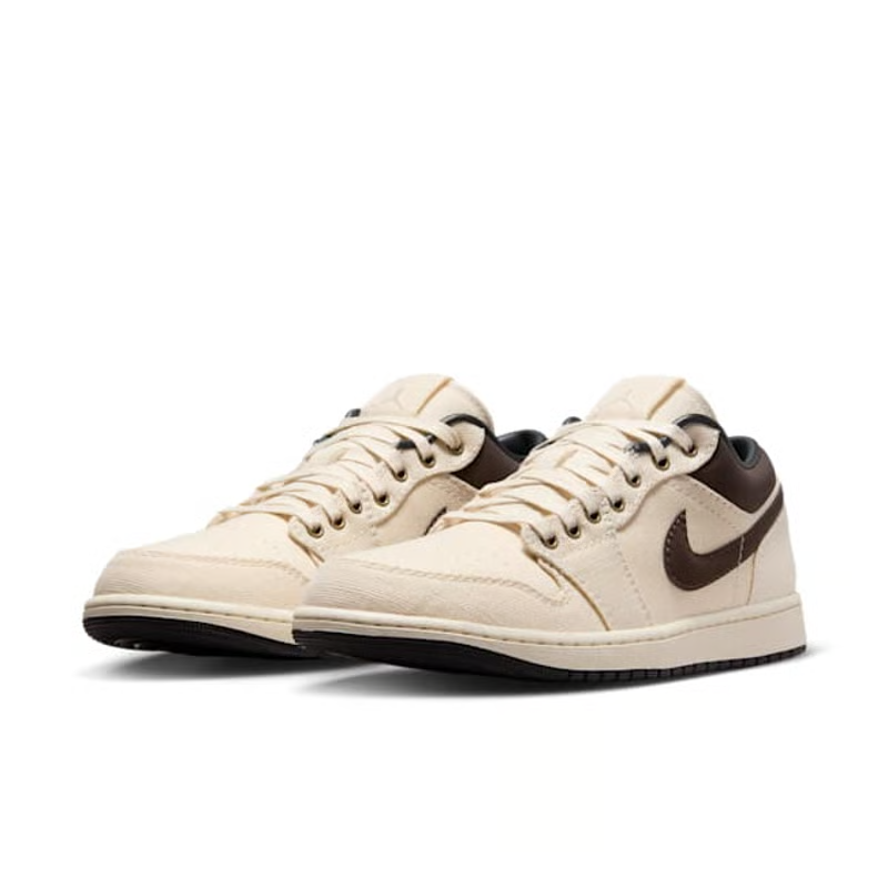Air Jordan 1 Low Premium "Pale Ivory & Baroque Brown"