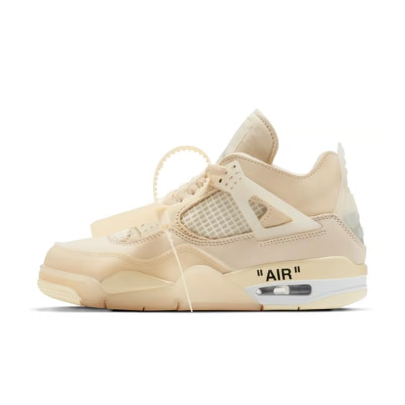 Off White x Air Jordan 4 Retro SP "Sail"