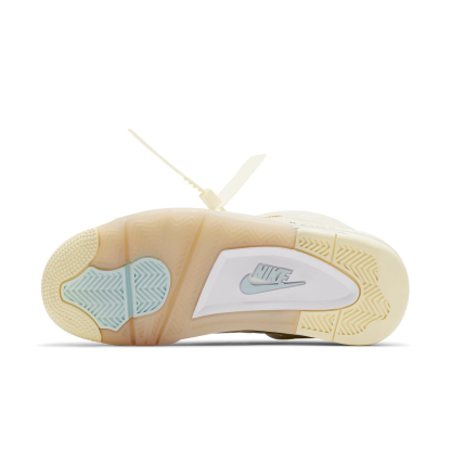 Off White x Air Jordan 4 Retro SP "Sail"