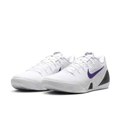 Nike Zoom Kobe 9 EM Low Protro "White Court Purple"
