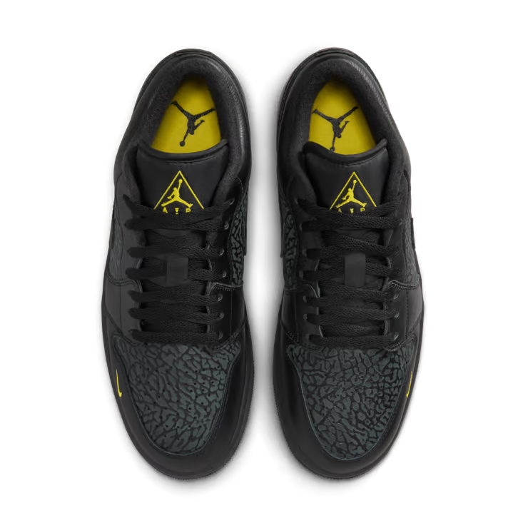 Air Jordan 1 Low SE "Black Elephant Print"