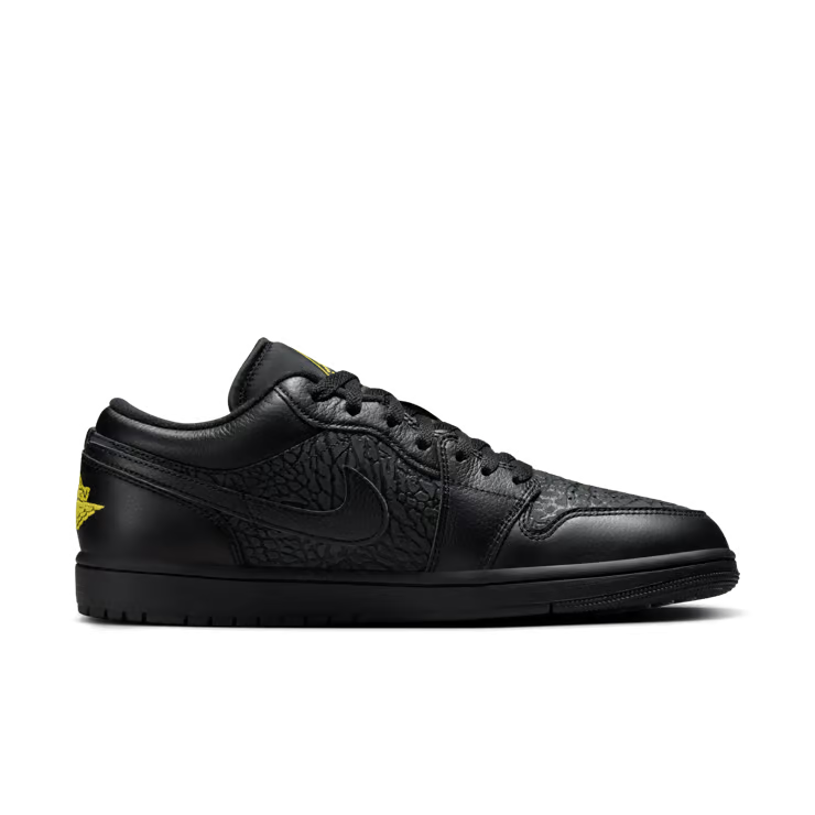 Air Jordan 1 Low SE "Black Elephant Print"