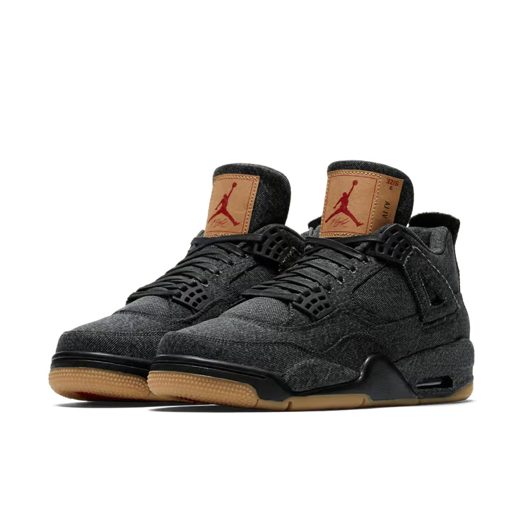 Levi's x Air Jordan 4 Retro "Black Denim"