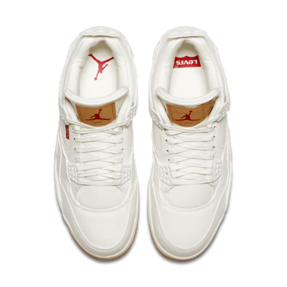 Levi's x Air Jordan 4 Retro "White Denim"
