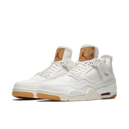 Levi's x Air Jordan 4 Retro "White Denim"