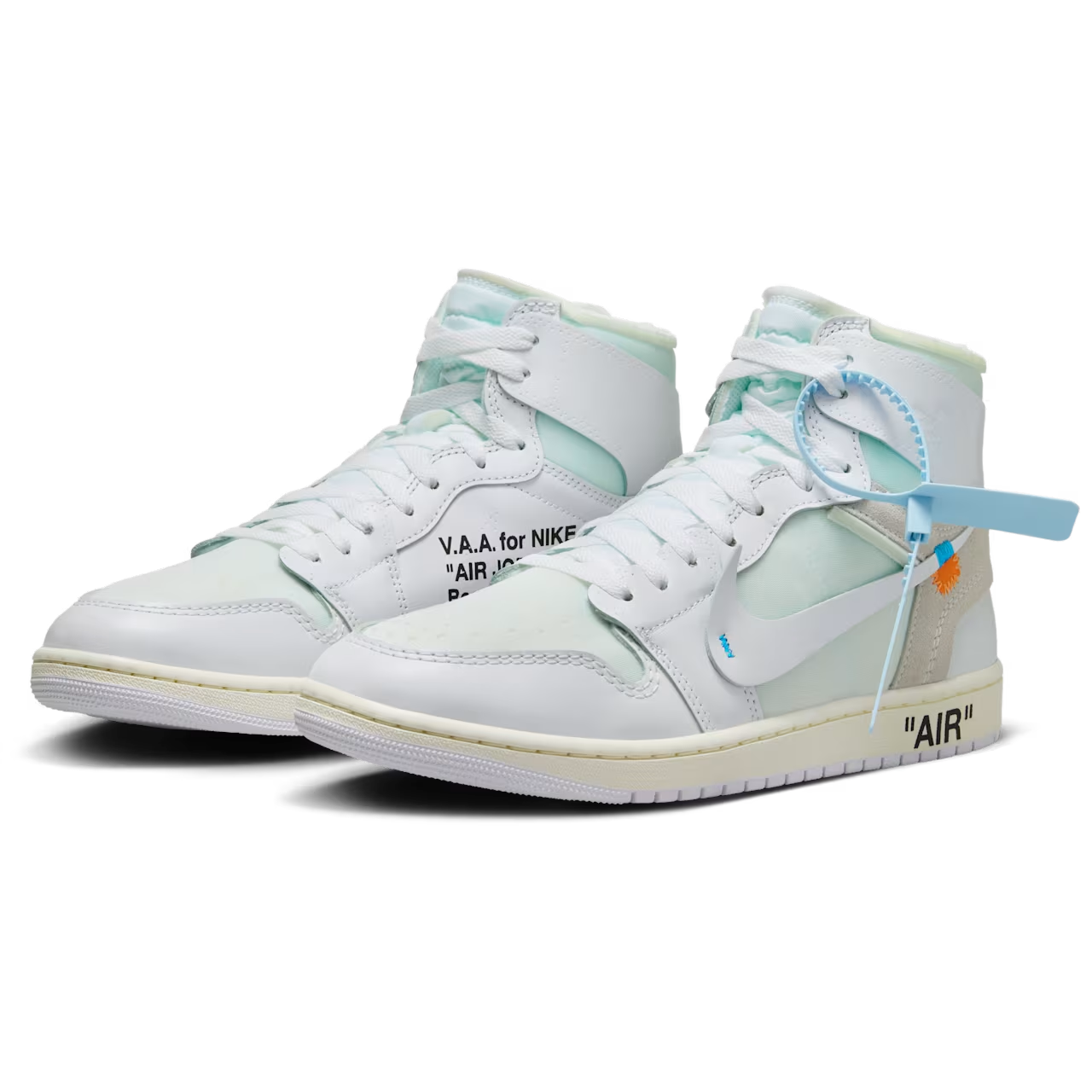 Off-White Virgil Abloh Archive x Air Jordan 1 Retro High OG "Alaska"