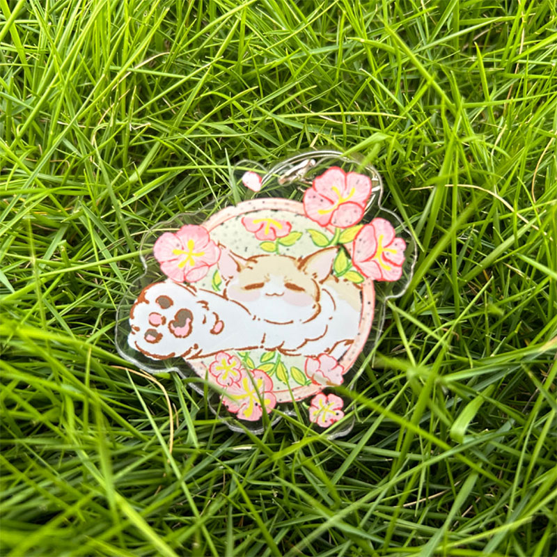 小陽幫幫｜原創手繪流浪貓狗愛心鑰匙扣