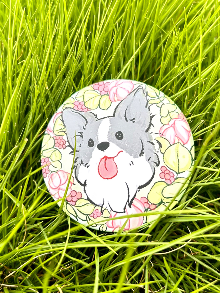 小陽幫幫｜原創手繪流浪毛孩子百搭馬卡龍風格徽章