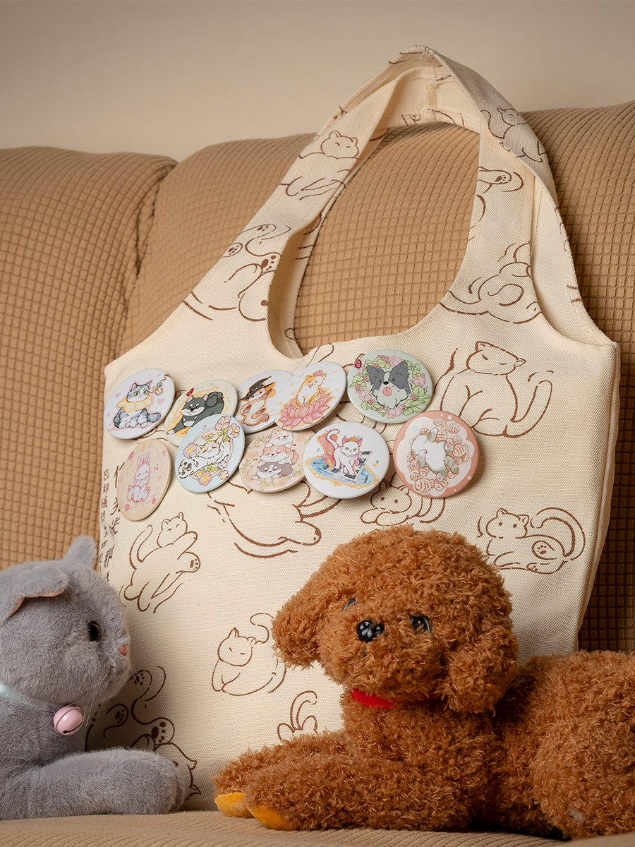 小陽幫幫｜超Q手繪愛心貓貓包