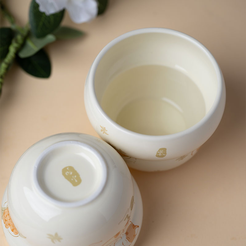 小陽幫幫｜小陽訂製花季貓貓手工復古陶瓷杯