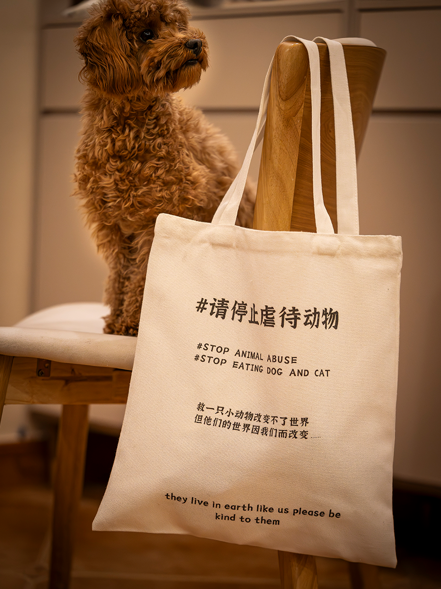 小陽幫幫｜原創善待流浪動物主題帆布包