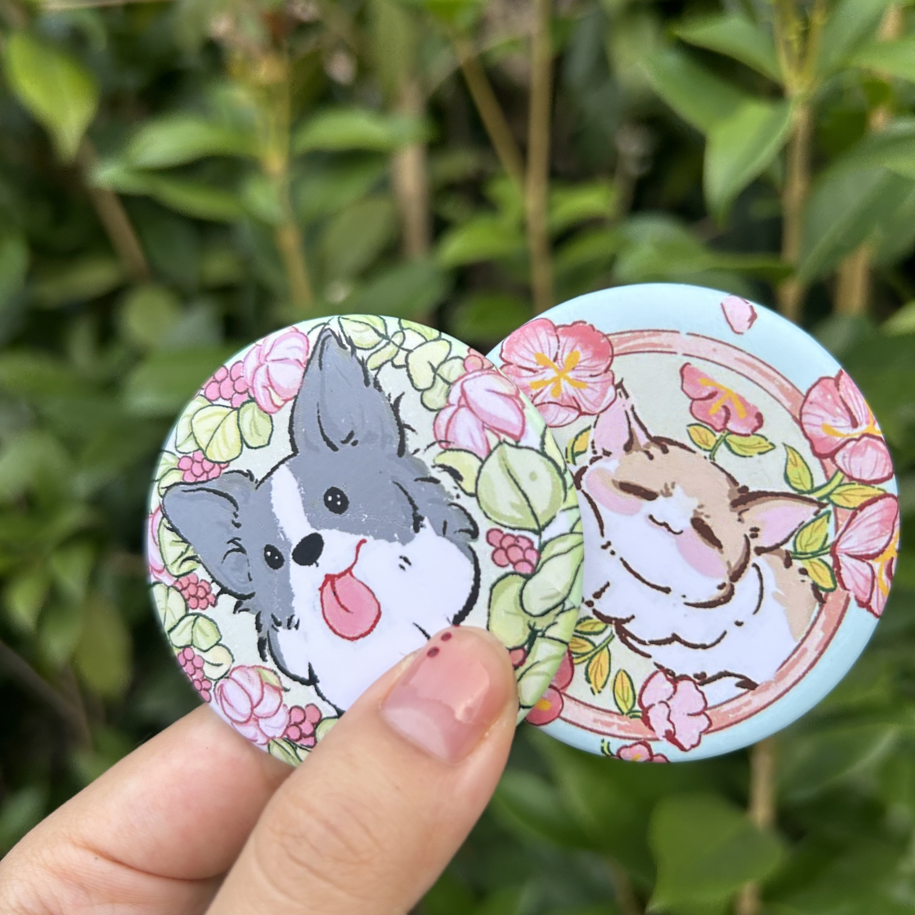 小陽幫幫｜原創手繪流浪毛孩子百搭馬卡龍風格徽章