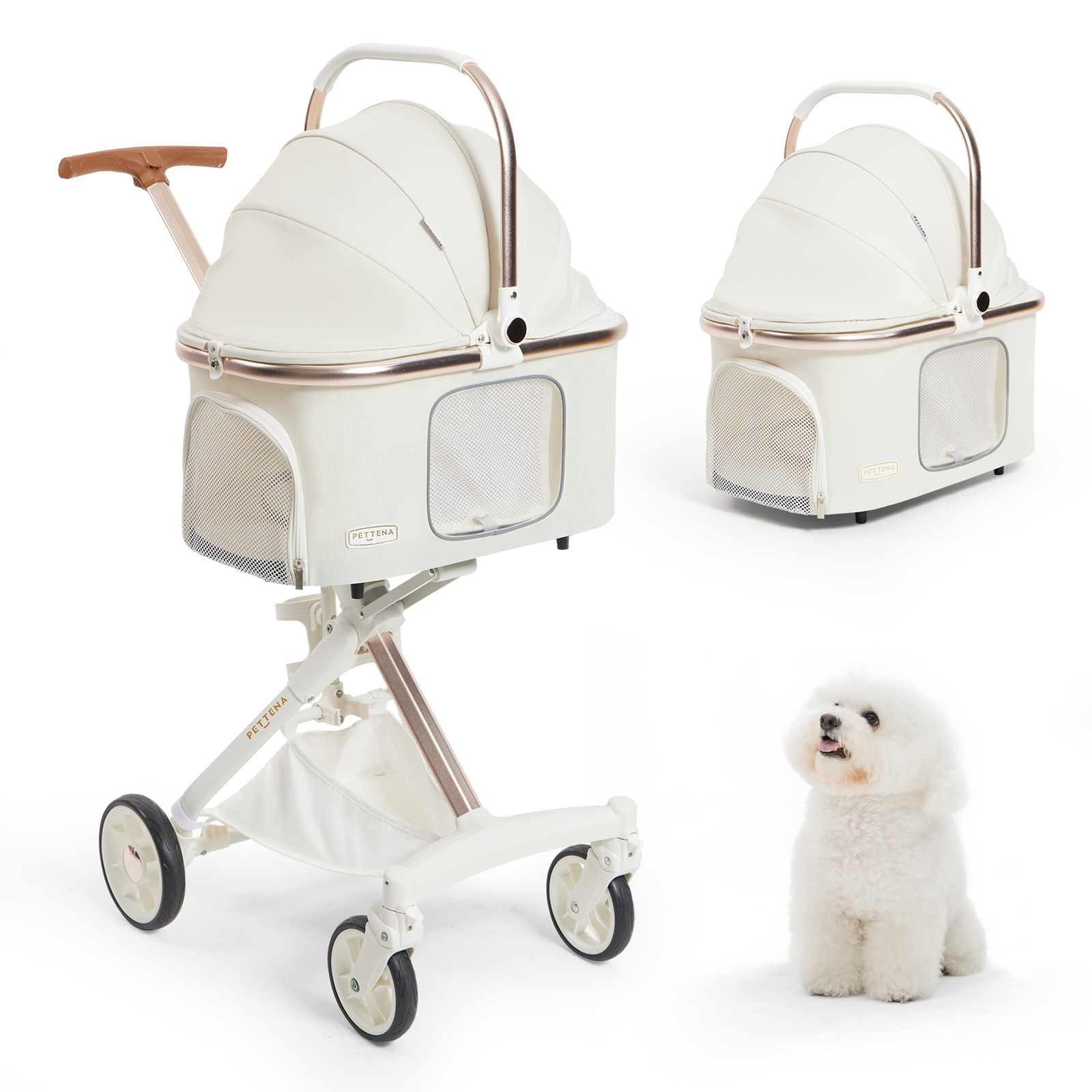 ELF 패셔너블하고 가벼운 강아지 유모차 엘프