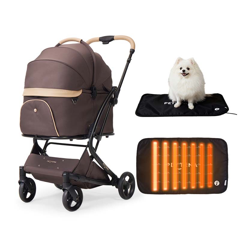 MILOU 강아지 유모차 원터치 폴딩 분리형 밀루