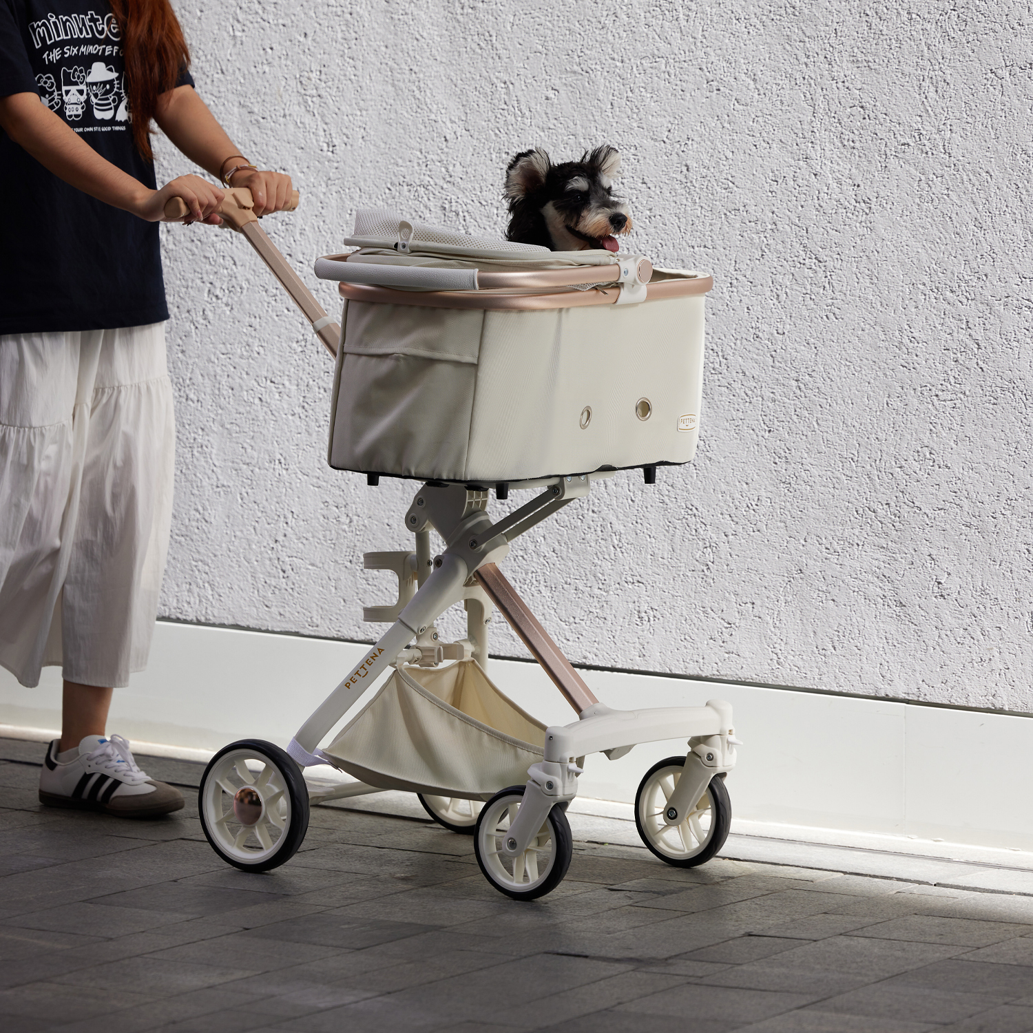 ELF 패셔너블하고 가벼운 강아지 유모차 엘프