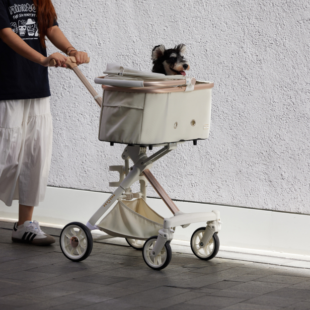 ELF 패셔너블하고 가벼운 강아지 유모차 엘프