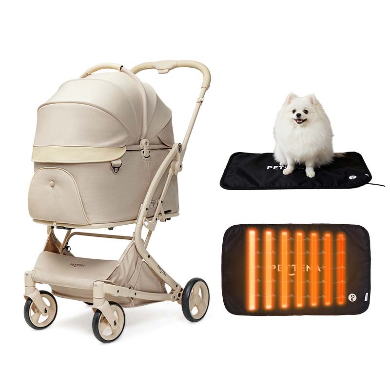 MILOU 강아지 유모차 원터치 폴딩 분리형 밀루