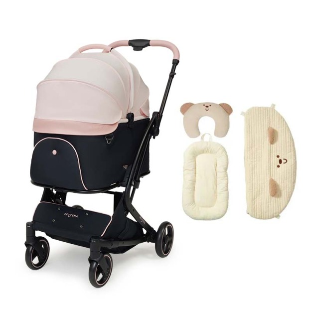 MILOU 강아지 유모차 원터치 폴딩 분리형 밀루