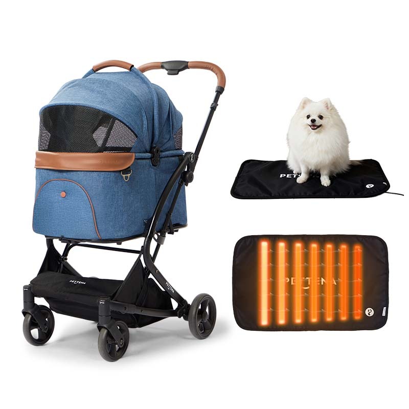 MILOU 강아지 유모차 원터치 폴딩 분리형 밀루