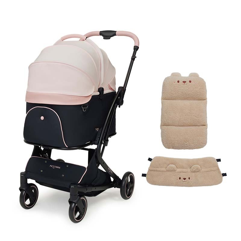 MILOU 강아지 유모차 원터치 폴딩 분리형 밀루