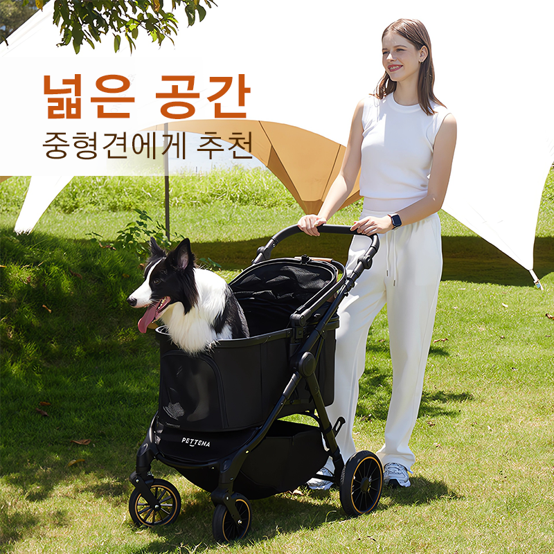 TERRA 중형견용 강아지 유모차 테라