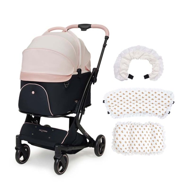 MILOU 강아지 유모차 원터치 폴딩 분리형 밀루