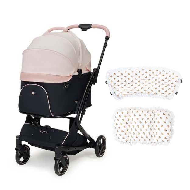 MILOU 강아지 유모차 원터치 폴딩 분리형 밀루