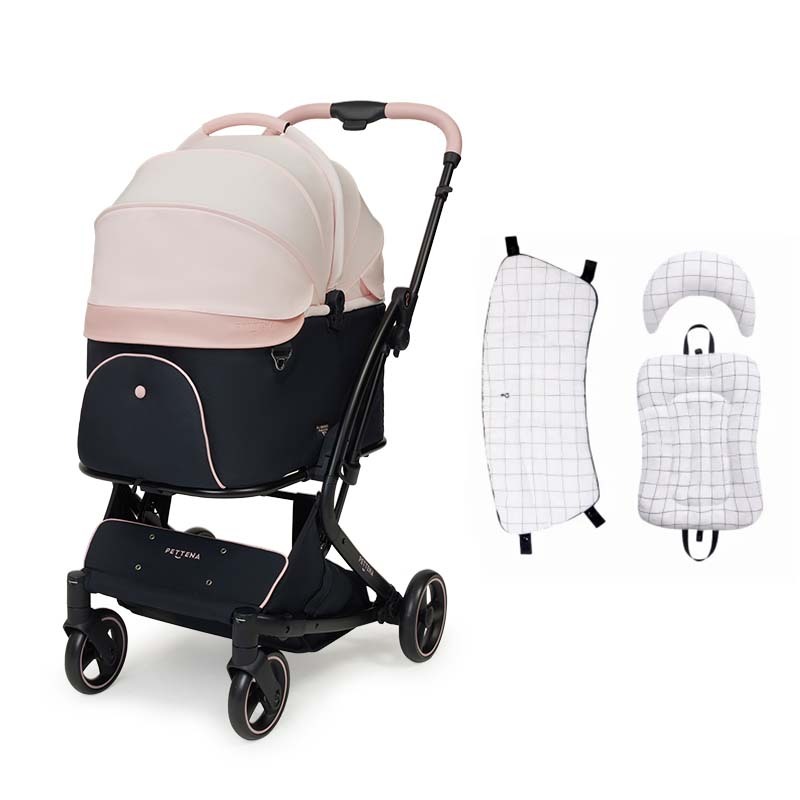 MILOU 강아지 유모차 원터치 폴딩 분리형 밀루