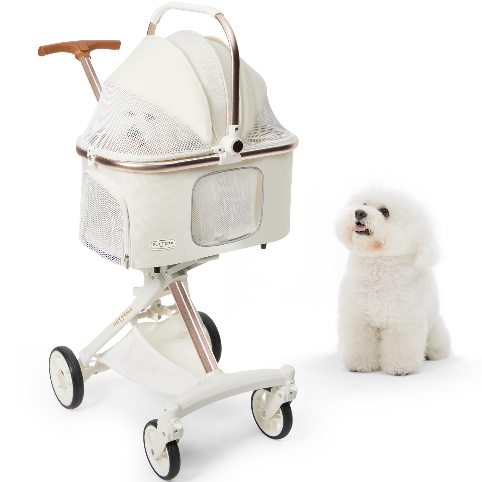 ELF 패셔너블하고 가벼운 강아지 유모차 엘프