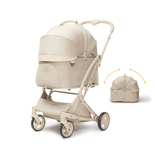 MILOU 강아지 유모차 원터치 폴딩 분리형 밀루