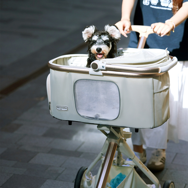 ELF 패셔너블하고 가벼운 강아지 유모차 엘프