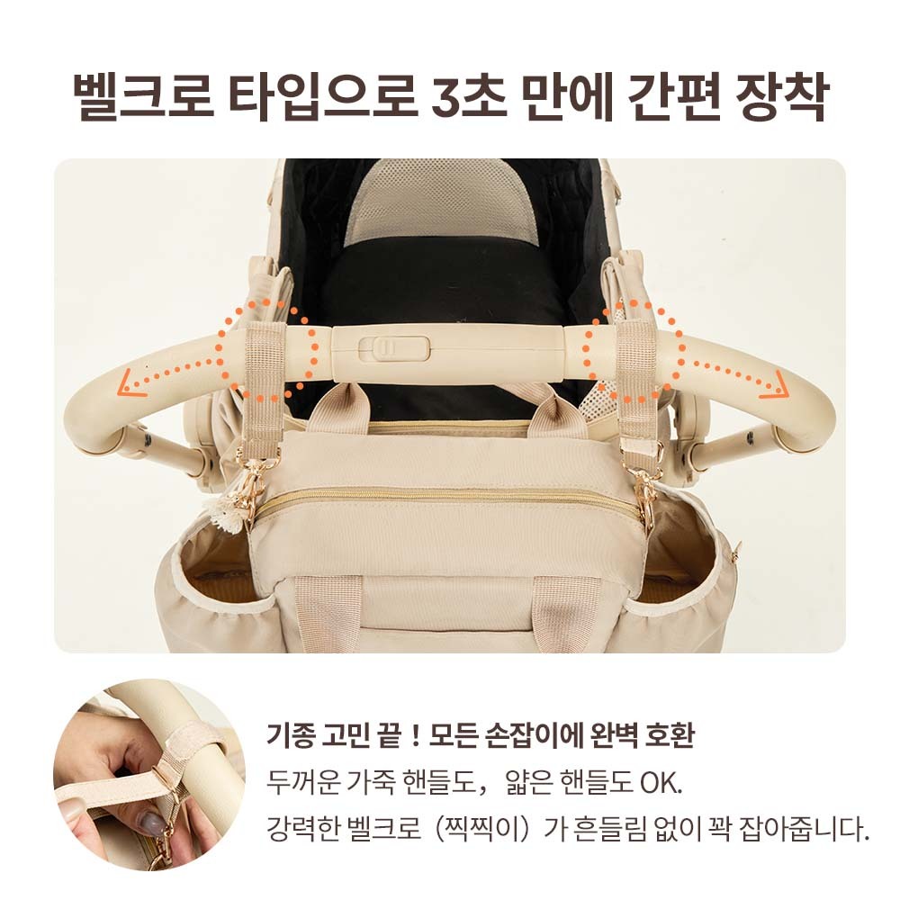 【2026SS신상】만능 3WAY 방수 펫카트 오거나이저