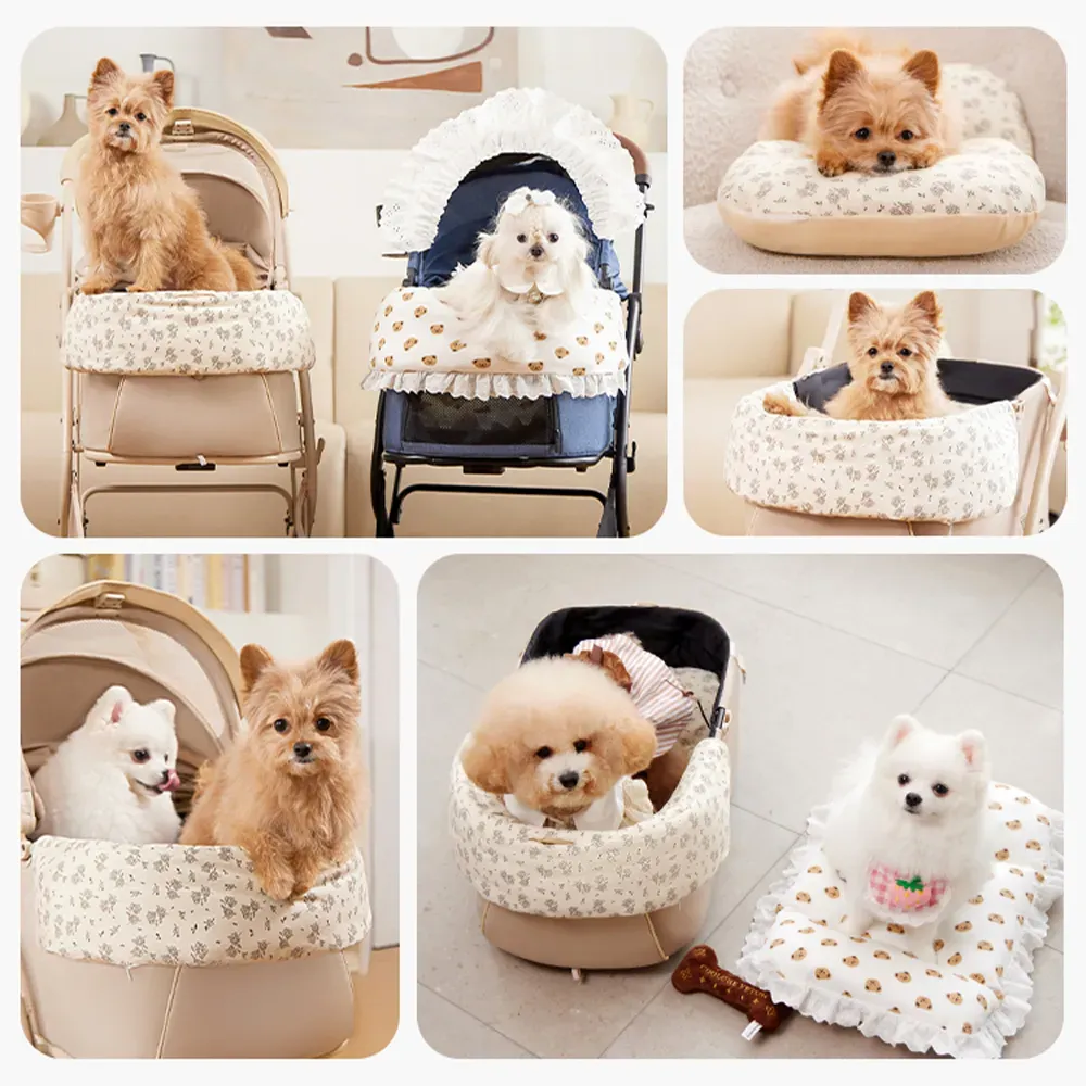 플로럴 프린지 투피스 세트