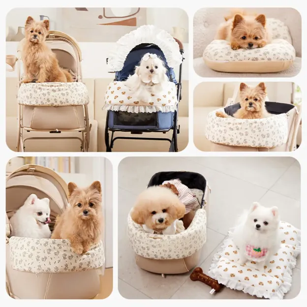 플로럴 프린지 투피스 세트