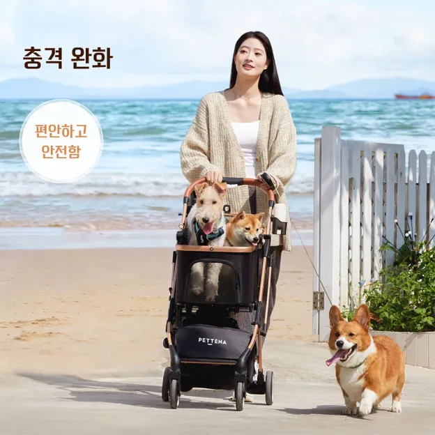 PETTENA 애완동물 유모차 접이식 모델 KNIGHT