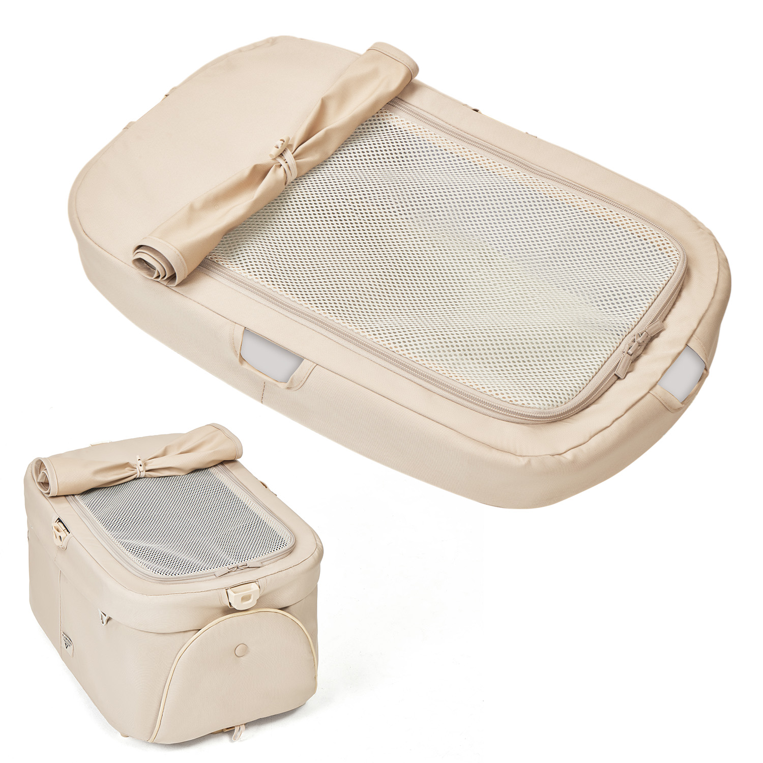 【2026SS신상】MILOU Small Size 강아지 유모차 원터치 폴딩 분리형 밀루 스몰 사이즈