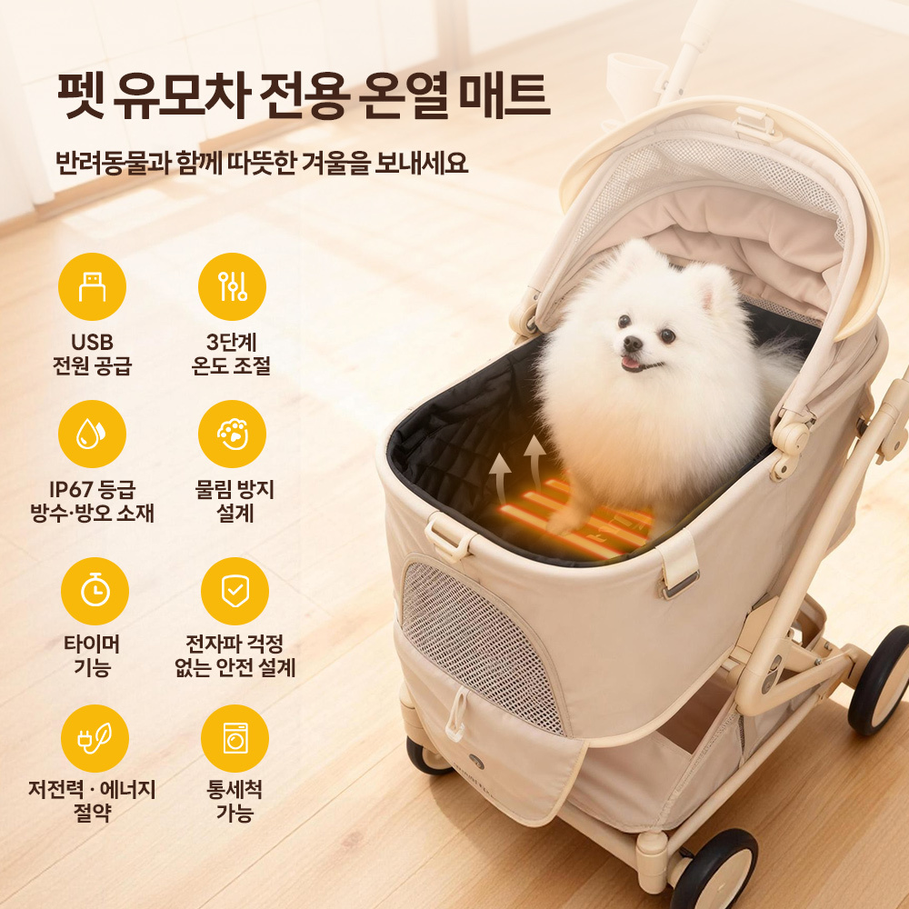 [PETTENA Select] 펫카트용 온열 매트