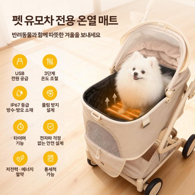 [PETTENA Select] 펫카트용 온열 매트