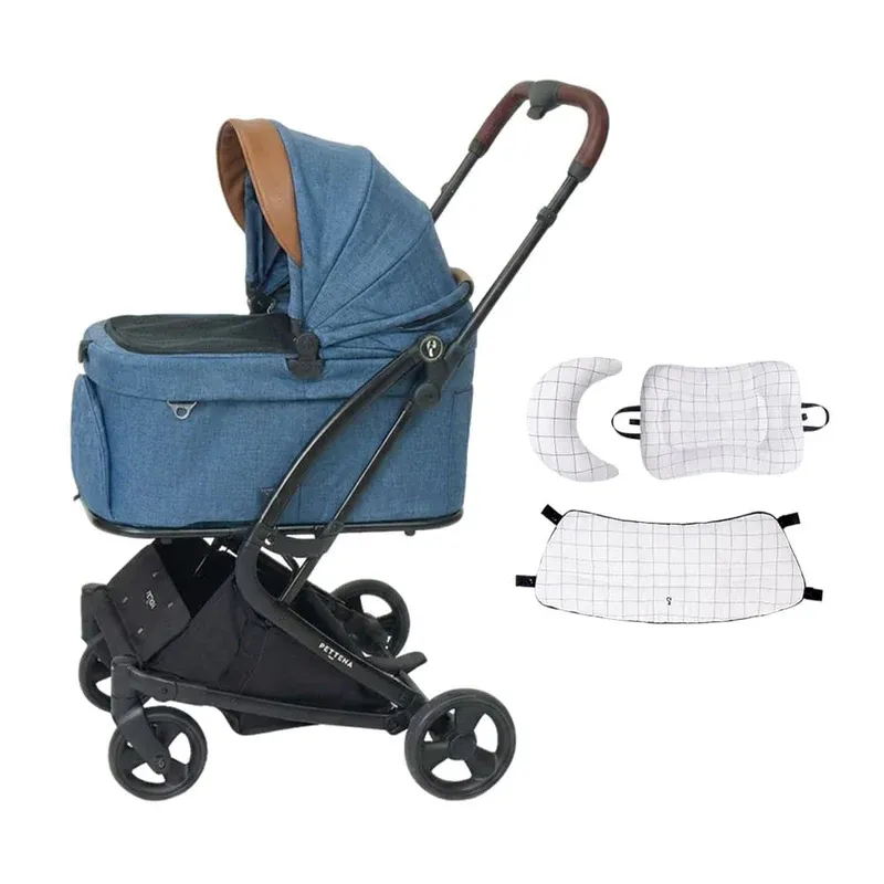 【2026SS신상】MILOU Small Size 강아지 유모차 원터치 폴딩 분리형 밀루 스몰 사이즈