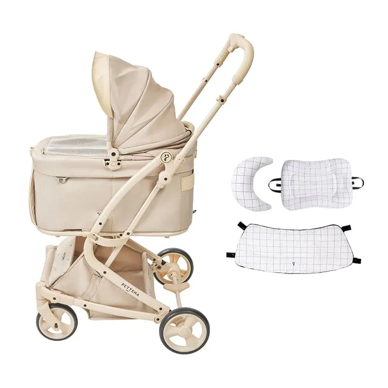 【2026SS신상】MILOU Small Size 강아지 유모차 원터치 폴딩 분리형 밀루 스몰 사이즈