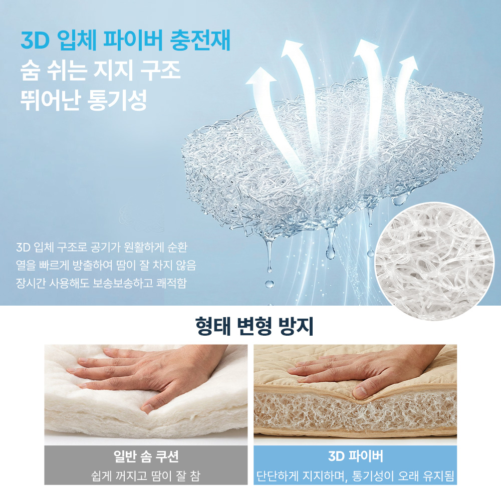 PETTENA  강아지 유모차 3D에어 쿠션