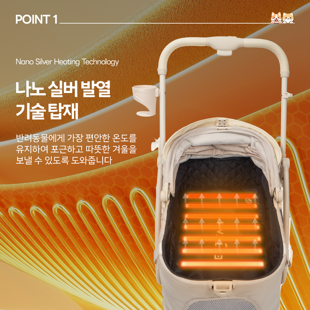 [PETTENA Select] 펫카트용 온열 매트