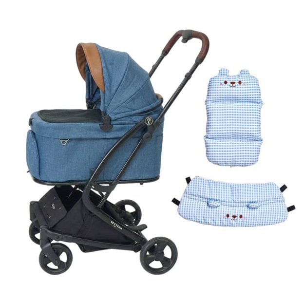 【2026SS신상】MILOU Small Size 강아지 유모차 원터치 폴딩 분리형 밀루 스몰 사이즈