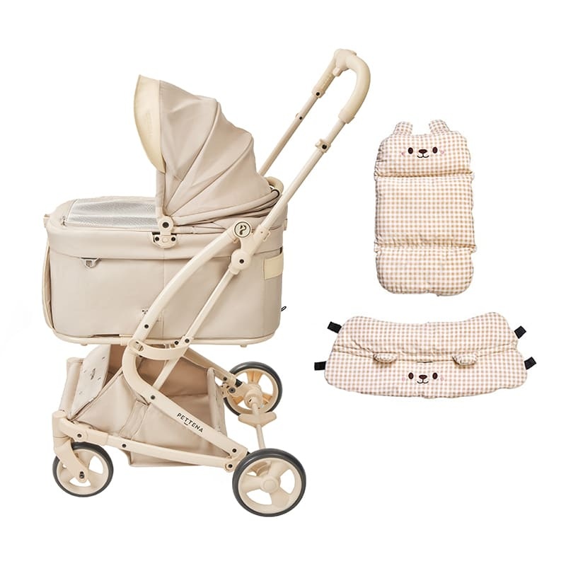 【2026SS신상】MILOU Small Size 강아지 유모차 원터치 폴딩 분리형 밀루 스몰 사이즈